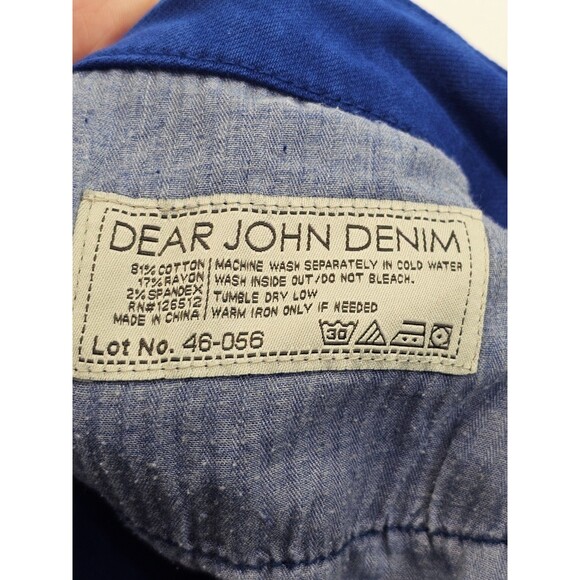 ALK Women's 30 Dear John Tapered Leg Folded Cuff Blue Jeans Mid Rise Pants EUC - Picture 7 of 7